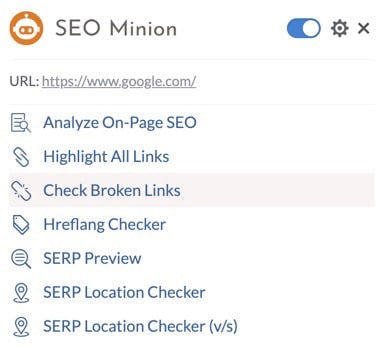 SEO Minion's Tools